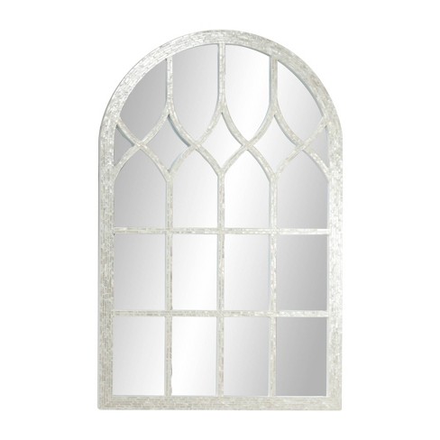 31 5 X 48 Large Cathedral Window Wall Mirror With Natural Pearl Shell Arched Mirror Frame Olivia May Target