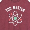 Women's - Instant Message - You Matter Graphic Racerback Tank - 2 of 4