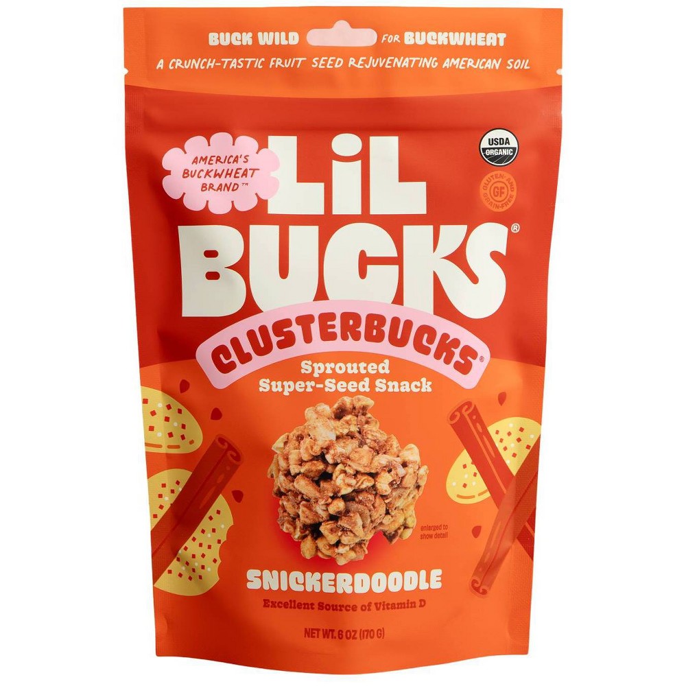 Lil Bucks Organic Snickerdoodle Clusterbucks Granola - 6oz