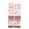 Little Treasure Baby Girl Cotton Flannel Receiving Blankets, Rose Leopard 7-Pack, One Size - 2 of 2