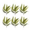 Melrose Varigated Fern Foliage Spray (Set of 6) - 2 of 3