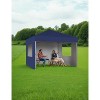 10 X 10ft Pop-Up Canopy, Foldable Outdoor Sunshade Shelter, One-Push Setup Tent for Events, Parties, Camping and Commercial - 2 of 4