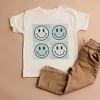 The Juniper Shop Four Checkerboard Smiley Face Toddler Short Sleeve Tee - 2 of 2
