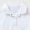 Girls' Adaptive Short Sleeve Uniform Polo Shirt - Cat & Jack™ - 3 of 3