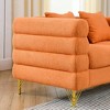 CAVINAS Comfort Teddy Fabric Couches for Living Room, Oversized Sofa with Pillows, Deep Seating Sofa for Living Room, Bedroom - 4 of 4