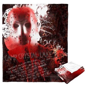 Warner Bros. Friday the 13th The Killer Of Camp Crystal Lake Silk Touch Throw Blanket 50x60 Inches - 1 of 4