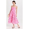 Women's Sleeveless Tiered Midi Dress - MOON RIVER - 4 of 4