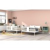 Streamdale Full over Full Bunk Bed with Ladder for Bedroom, Guest Room Furniture-White - 3 of 4