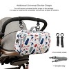 Waterproof baby print stroller bag storage hanging bag diaper bag mother and baby mommy bag - 3 of 4