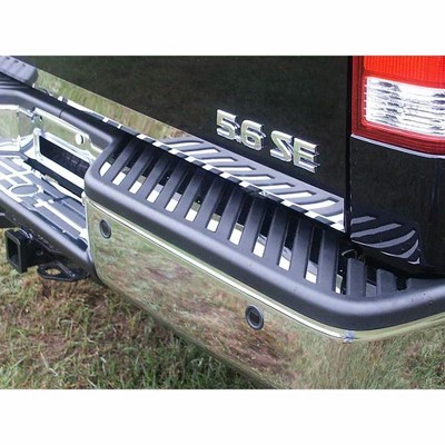 QAA is Compatible with 2004-2015 Nissan Titan 31 Piece Stainless Rear Bumper Trim Accent, Insert with Rear Step BI24520