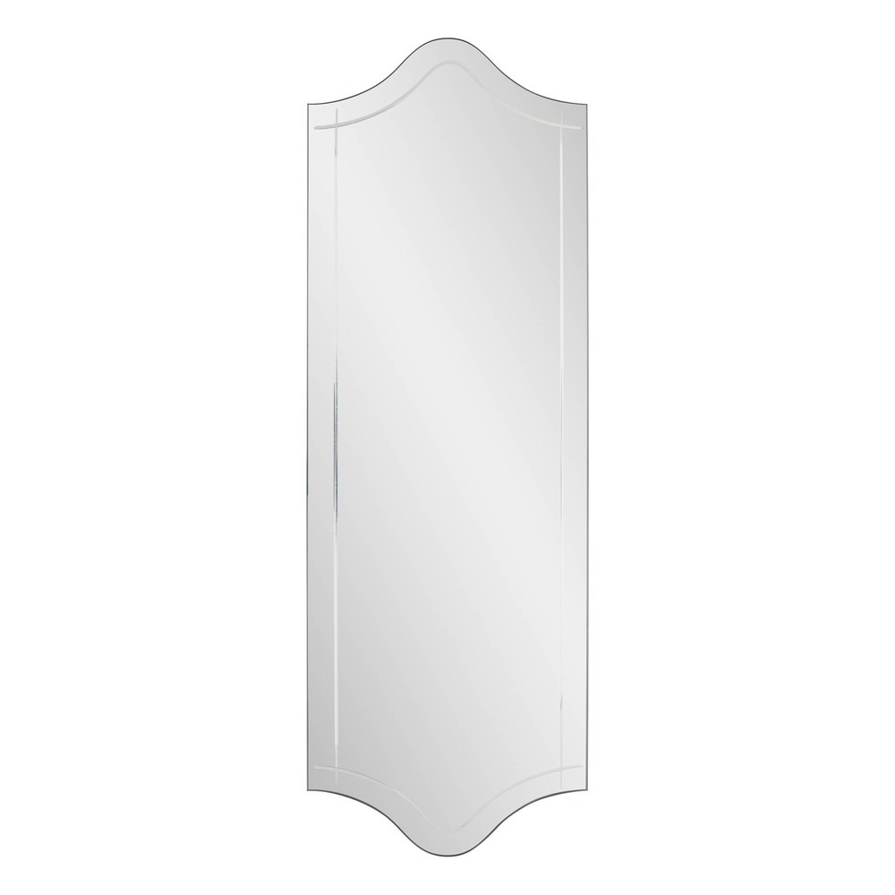 Howard Elliott 60"x20" Full Length Frameless Wall Mirror Whitby Collection: Modern Rectangle, No Assembly Required, MDF Mounted