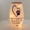 Stony Creek 7.25 In Best Friend Pet Pre-Lit Vase Paw Print Heart Novelty Sculpture Lights - 3 of 4