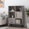 Hulbert Modern Industrial 6 Shelf Multi Functional Cabinet - Christopher Knight Home - 2 of 4