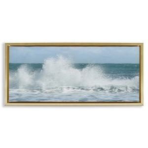 Stupell Industries Ocean Waves Crashing Foam Splash, 25" x 11" - 1 of 4
