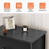 Pellebant Vertical Dresser for Bedroom 6 drawer Storage Tower Steel Frame Wood Top Easy Pull Non-woven Fabrics Drawer - 3 of 4