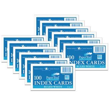 Staples Ruled Index Cards On A Ring Blue Poly Cover 3 X 5 Tr21580 : Target