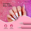 Nail Art Brushes Set 6Pcs - Pink - 2 of 4