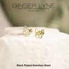 French Bulldog Dog Earrings for Women Frenchie Love Puppy Stainless Steel Stud Ginger Lyne - 2 of 4