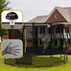 Jump Into Fun 16 FT Pumpkin Trampoline With Basketball Hoop, Balance Bar, Enclosure Net And Ladder Heavy Duty Anti-Rust Coating,For Kids & Adults - 4 of 4