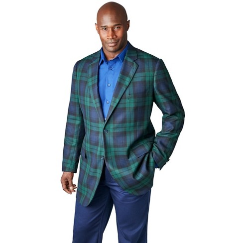 Big & tall plaid hot sale blazers