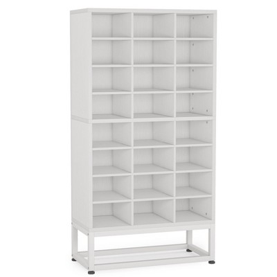 Vasagle Shoe Storage Cabinet 10 Tier Shoe Rack Organizer White : Target