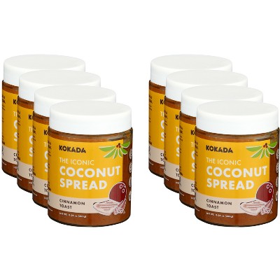Kokada Spread Coconut Cinnamon Toast Organic - Case of 8 - 11.05 oz