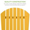 Best Choice Products Folding Adirondack Chair Outdoor, Wooden Accent Lounge Furniture w/ 350lb Capacity - 4 of 4