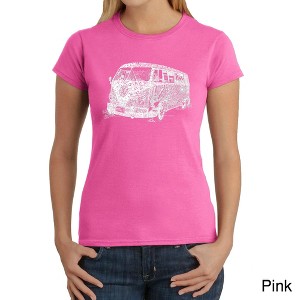 LA Pop Art Women's Word Art T-Shirt - THE 70'S - 1 of 4