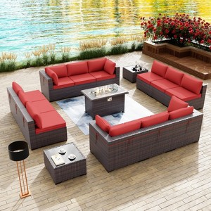 ALAULM Patio Furniture Sets 15 Pieces - 1 of 4