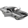 1967 Shelby GT500 Gray Metallic with Black Stripes 1/18 Diecast Model Car by Solido - 2 of 4
