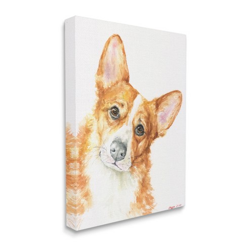 Pembroke Welsh Corgi Watercolor Painting / Typographic Art Jigsaw Puzzle by  Inspirowl Design - Pixels Puzzles