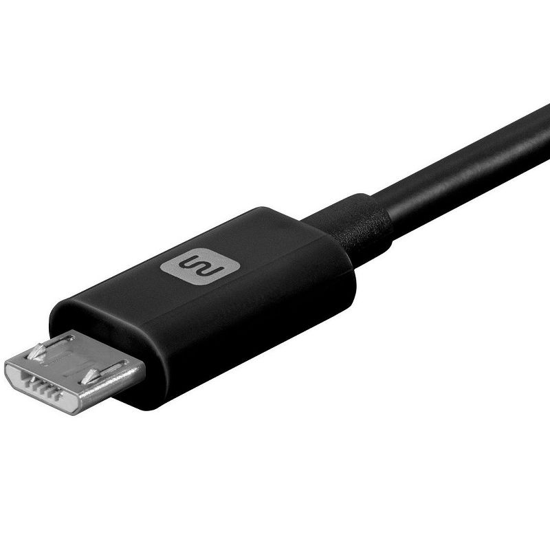 Monoprice USB-A to Micro B Cable - 3 Feet - Black, Polycarbonate Connector Heads, 2.4A, 22/30AWG - Select Series, 3 of 7