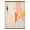 Kate & Laurel All Things Decor 31.5"x41.5" Sylvie Fiesta Abstract Framed Canvas by Amy Lighthall Natural - 2 of 4