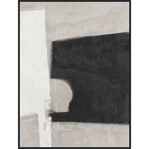 32" x 42" Always a Way Black by Urban Road - Amanti Art: Modern Lithograph Canvas - 1 of 4