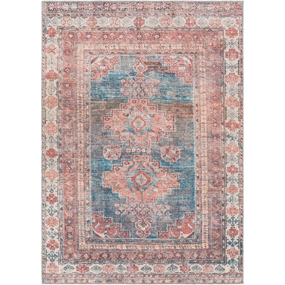 Photos - Area Rug 6'7"x9' Colin Traditional Machine Washable Rug Blue - Artistic Weavers