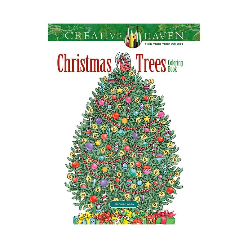 Creative Haven Christmas Trees Coloring Book - (Adult Coloring Books: Christmas) by  Barbara Lanza (Paperback), 1 of 2