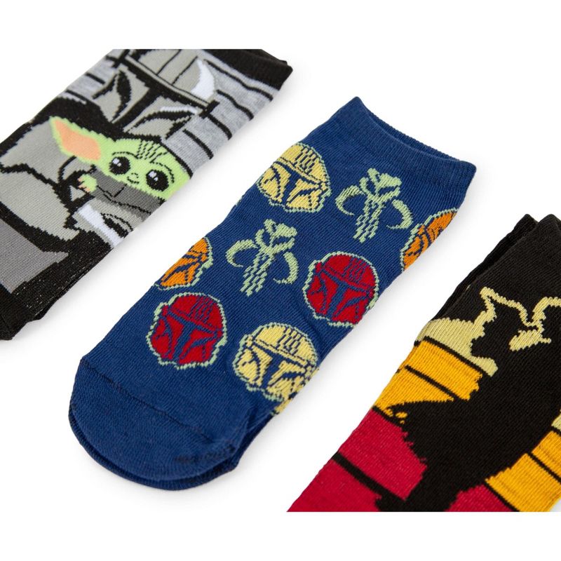Hypnotic Socks Star Wars: The Mandalorian Unisex Low-Cut Socks | Set B | 5 Pairs | Size 4-10, 3 of 8