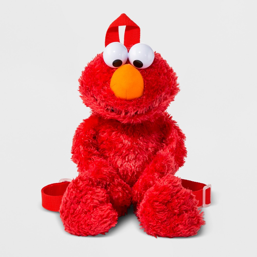 UPC 843340000008 product image for Toddler Boys' Sesame Street Elmo Plush Backpack - Red | upcitemdb.com