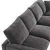 NicBex Modern 110" Chenille Sectional Sofa Modular Straight Sofa Couch with 2 Pillows for Living Room Apartment - 4 of 4
