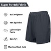 Jump Start Men's 2 in 1 Stretch Active Quick Dry Gym Running Shorts With Liner-3 Pack - 4 of 4