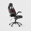 Ezra Adjustable Leg Rest Gaming Chair White - Mibasics : Target