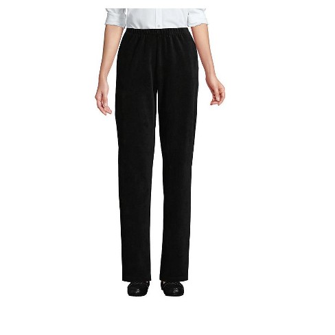 Lands' End Women's Tall Sport Knit Corduroy Elastic Waist Pants High ...