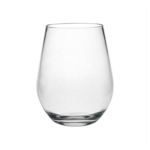 ChicFurnit Drinkware Oval Halo Tritan Glass Set Unbreakable Hi Ball Design for Stylish Refreshments, Clear, 2.88"*2.88"*4.75" - 1 of 4