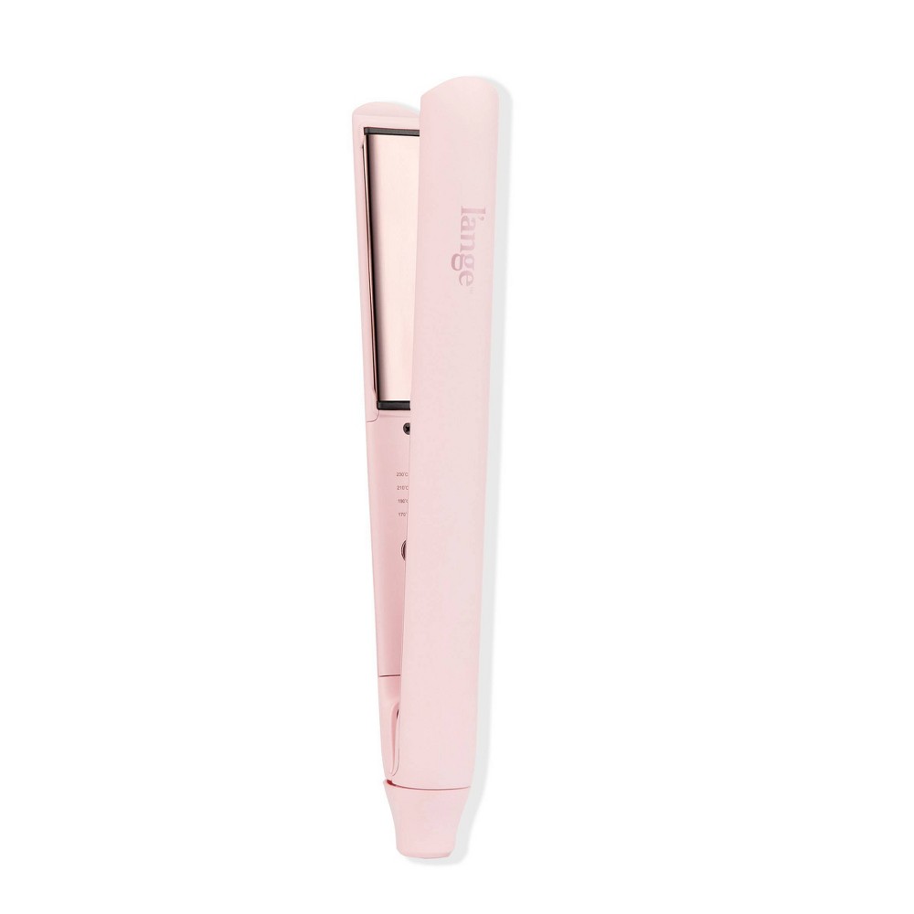 L'ange Hair Straight Forward Titanium Flat Iron - Blush - 1": Maximum Heat 450, All Hair Types, 5 Heat Settings