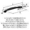 Amerock Intertwine 5-1/16 inch (128 mm) Center-to-Center Cabinet Pull or Furniture Pull - 3 of 4
