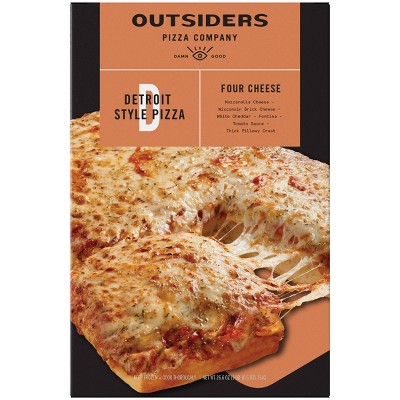 Outsiders Pizza Company Detroit Style Four Cheese Frozen Pizza - 26.6oz