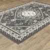 Captiv8e Designs Roman Nomadic Traditional Gray/Ivory Rug - 2 of 4