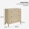Modern Wood Dresser, Storage Organizer Cabinet for Bedroom, Living Room, Hallway - 2 of 4