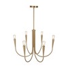 Artcraft Lighting Bronte 6 - Light Chandelier in  Brass - 2 of 4
