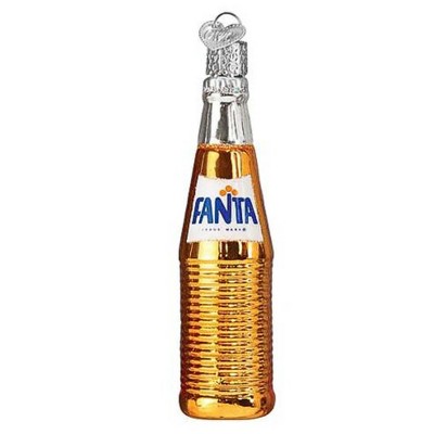 Old World Christmas 4.25 In Fanta Bottle Orange Soda Tree Ornaments